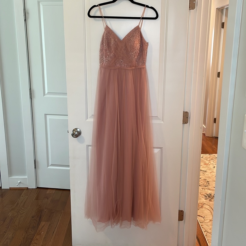 Azazie Layla - Dusty Rose Bridesmaid Dress